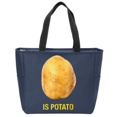 Trendy The Late Show With Stephen Colbert Is Potato Charity Zip Tote Bag