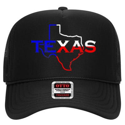 Texas The Lone Star State Novelty High Crown Mesh Back Trucker Hat