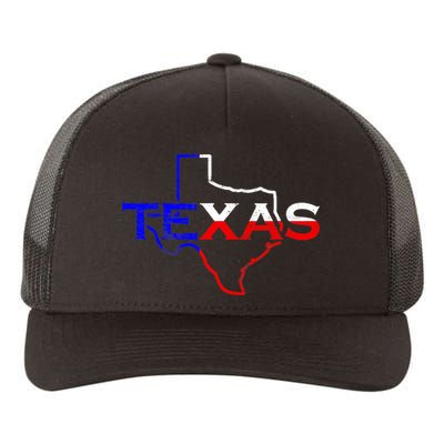 Texas The Lone Star State Novelty Yupoong Adult 5-Panel Trucker Hat