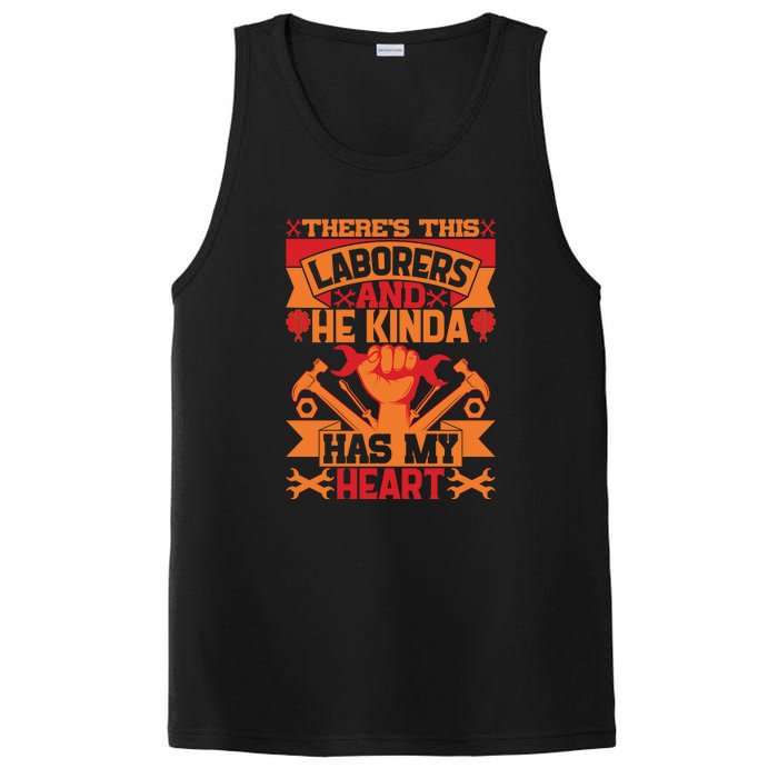 There's This Loaborers And He Kinda Has My Heart Labor Day Gift PosiCharge Competitor Tank