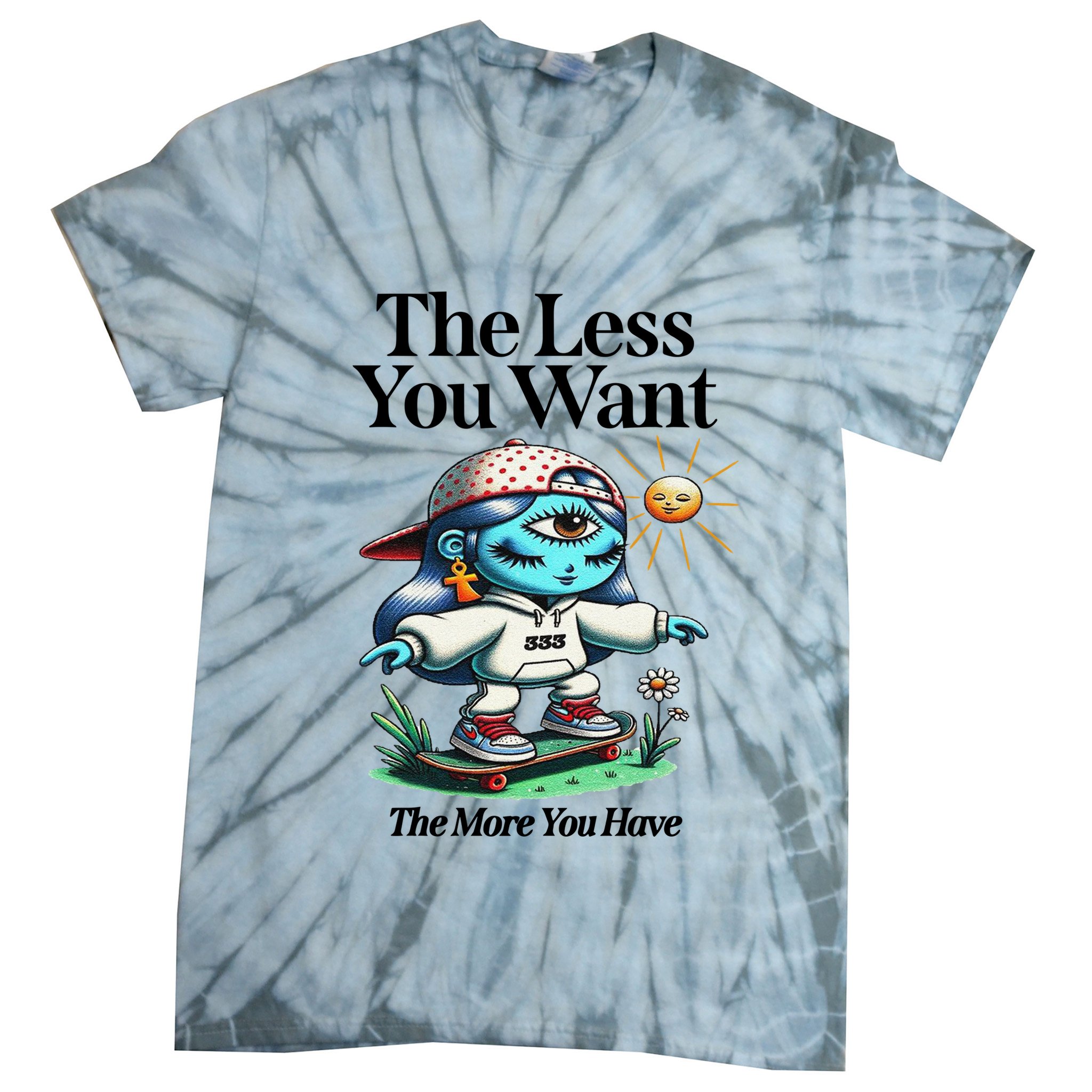 Thirdeyekingdom The Less You Want The More You Have Tie-Dye T-Shirt