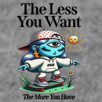 Thirdeyekingdom The Less You Want The More You Have Toddler Hoodie