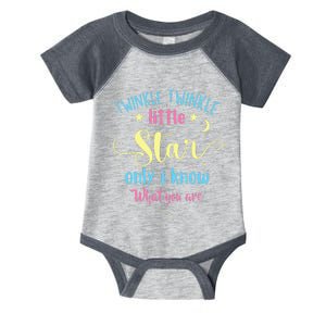 Twinkle Twinkle Little Star Gender Reveal Party Baby Shower Infant Baby Jersey Bodysuit