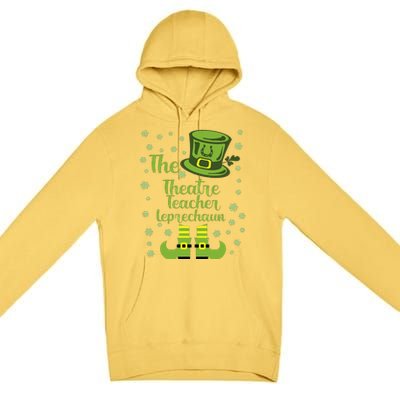 Theatre Teacher Leprechaun Group Matching St Patricks Day Premium Pullover Hoodie