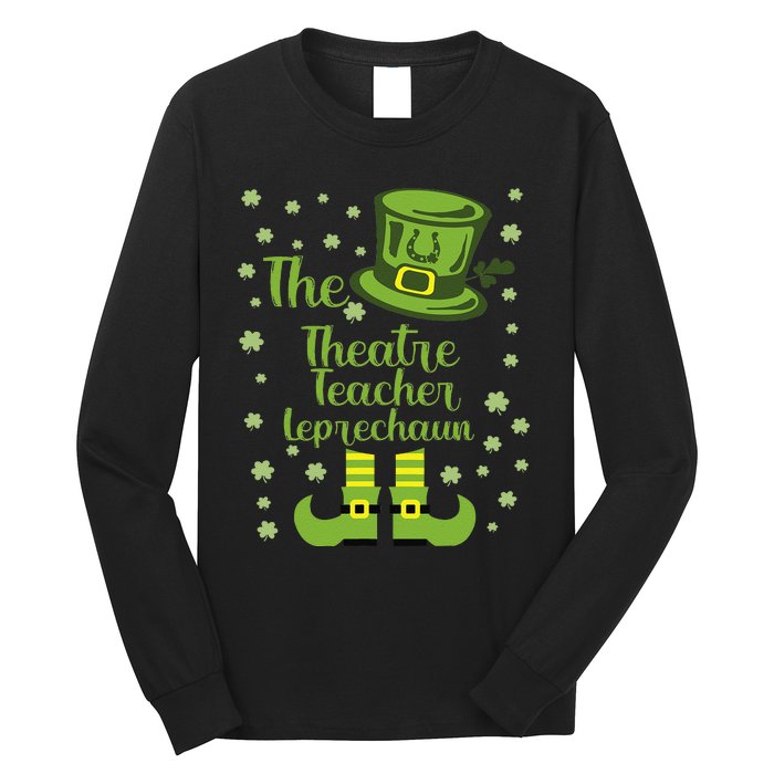 Theatre Teacher Leprechaun Group Matching St Patricks Day Long Sleeve Shirt