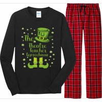 Theatre Teacher Leprechaun Group Matching St Patricks Day Long Sleeve Pajama Set