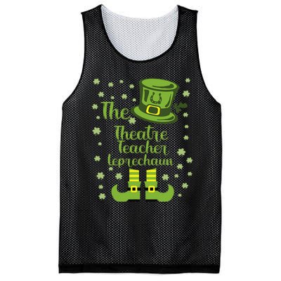 Theatre Teacher Leprechaun Group Matching St Patricks Day Mesh Reversible Basketball Jersey Tank