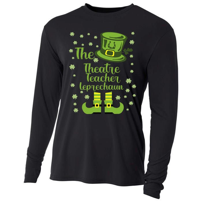 Theatre Teacher Leprechaun Group Matching St Patricks Day Cooling Performance Long Sleeve Crew