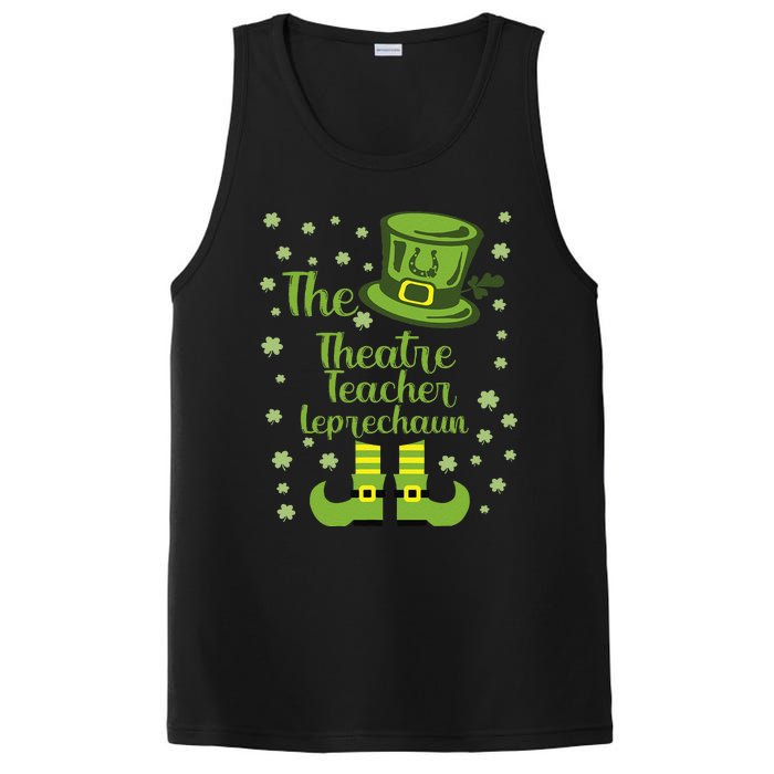 Theatre Teacher Leprechaun Group Matching St Patricks Day PosiCharge Competitor Tank