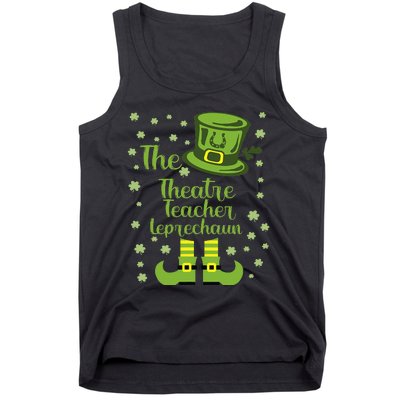 Theatre Teacher Leprechaun Group Matching St Patricks Day Tank Top