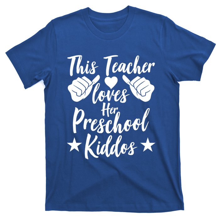 This Teacher Loves Her Valentines Day Preschool Students Gift T-Shirt