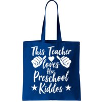 This Teacher Loves Her Valentines Day Preschool Students Gift Tote Bag