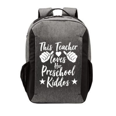 This Teacher Loves Her Valentines Day Preschool Students Gift Vector Backpack