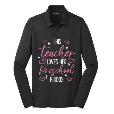 This Teacher Loves Her Valentines Day Preschool Gift Silk Touch Performance Long Sleeve Polo