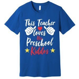 This Teacher Loves His Valentines Day Preschool Students Gift Premium T-Shirt