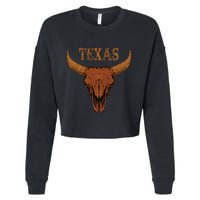 Texas TX Lone Star State Cropped Pullover Crew