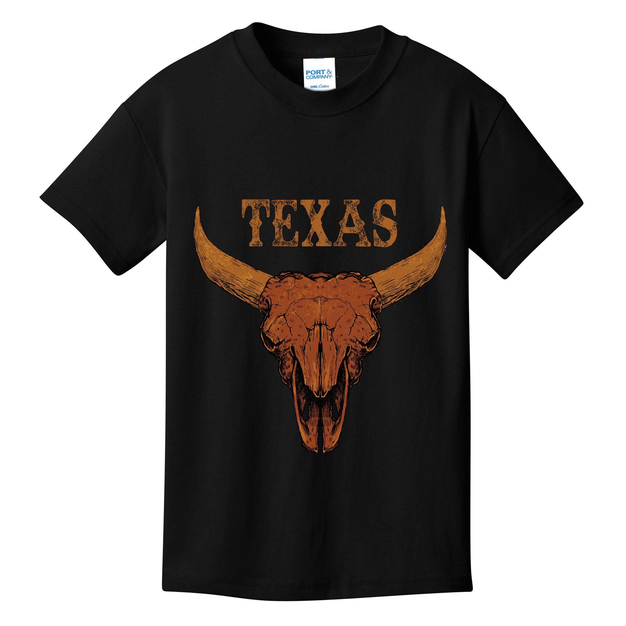 Texas TX Lone Star State Kids T-Shirt