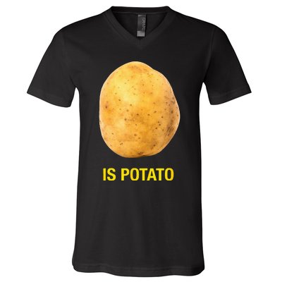 Trendy The Late Show With Stephen Colbert Is Potato Charity V-Neck T-Shirt