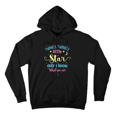 Twinkle Twinkle Little Star Gender Reveal Party Baby Shower Hoodie