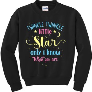 Twinkle Twinkle Little Star Gender Reveal Party Baby Shower Kids Sweatshirt