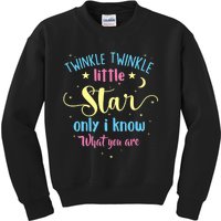 Twinkle Twinkle Little Star Gender Reveal Party Baby Shower Kids Sweatshirt