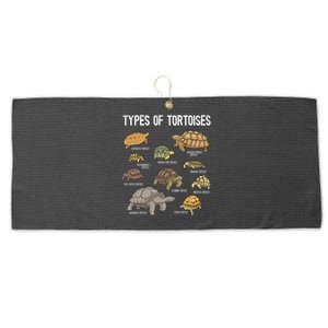 Tortoise Tortoise Lover Reptile Lover Large Microfiber Waffle Golf Towel