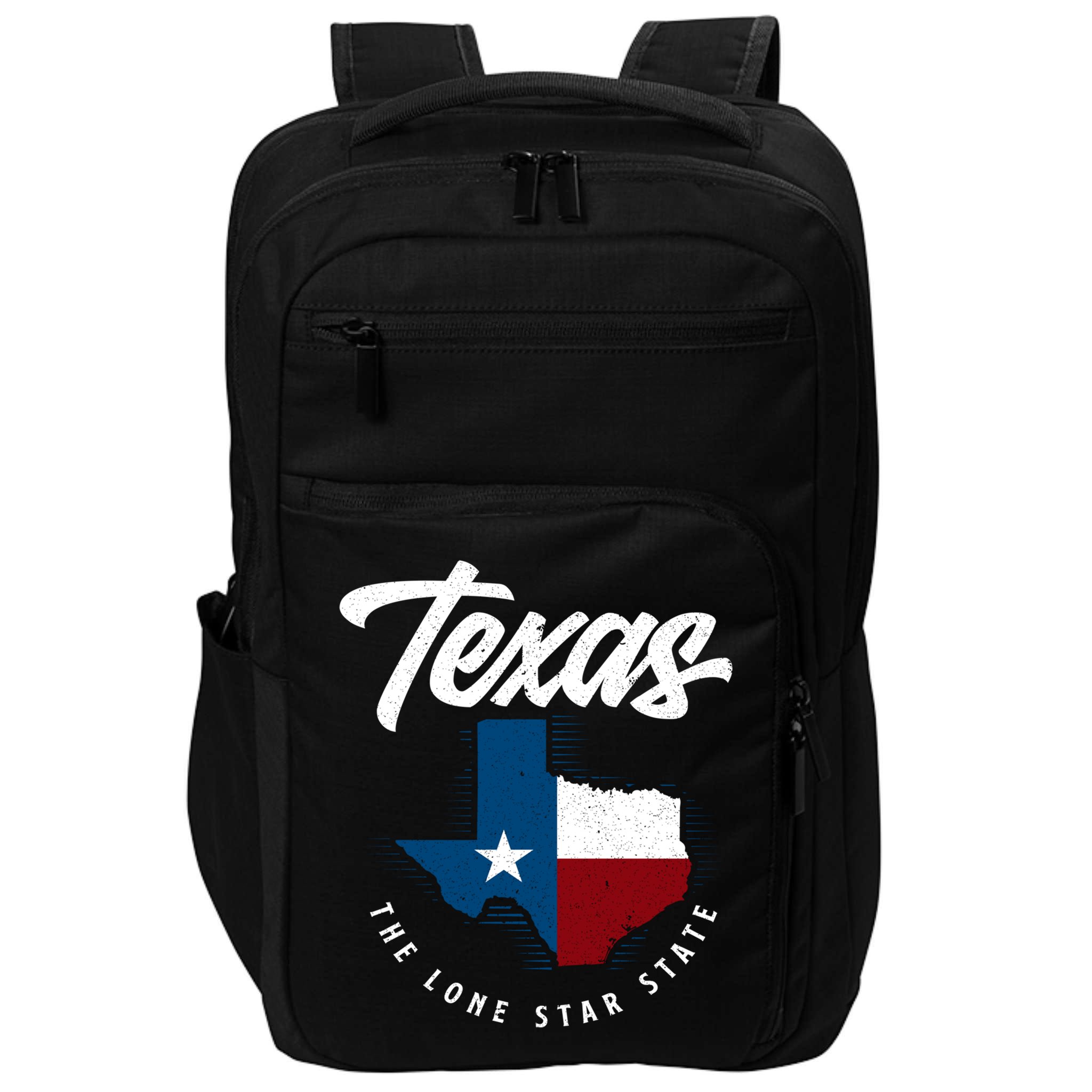 Texas The Lone Star State Gift Texas Map Cool Gift Impact Tech Backpack
