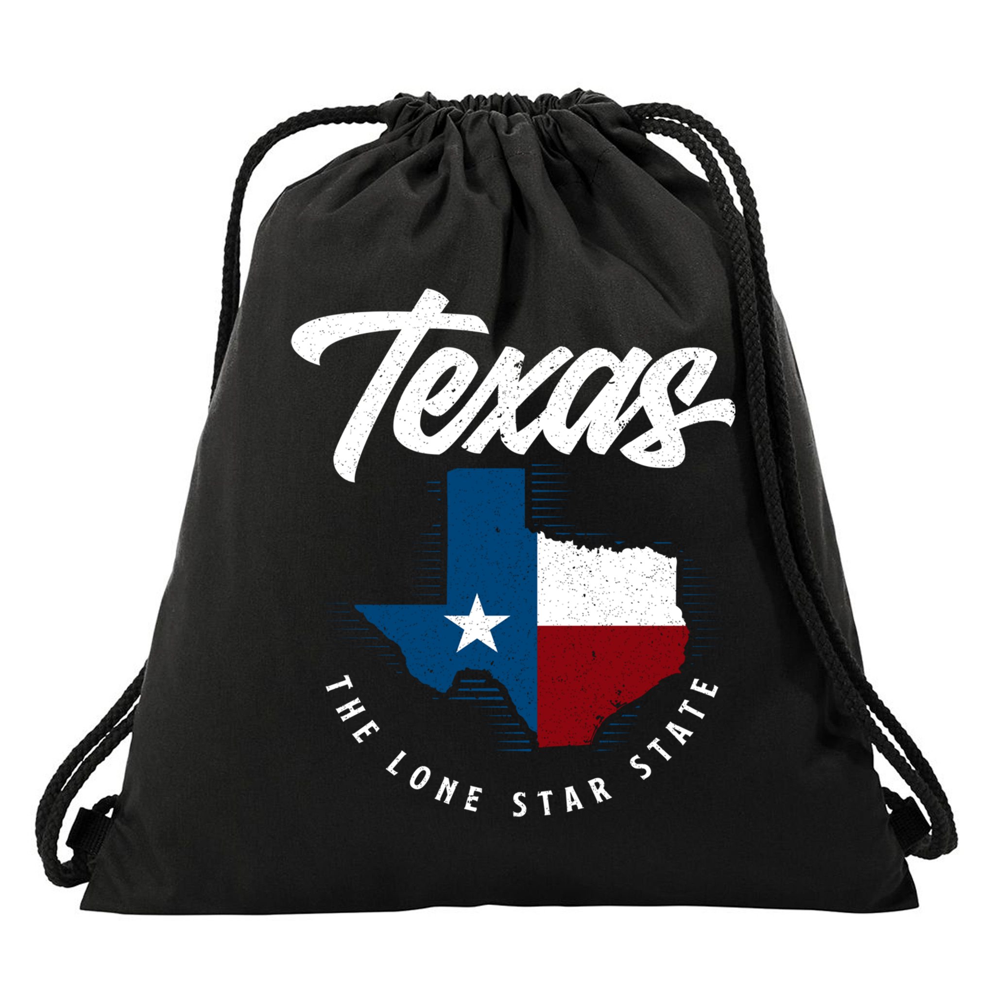 Texas The Lone Star State Gift Texas Map Cool Gift Drawstring Bag