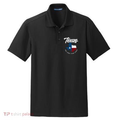 Texas The Lone Star State Gift Texas Map Cool Gift Dry Zone Grid Polo