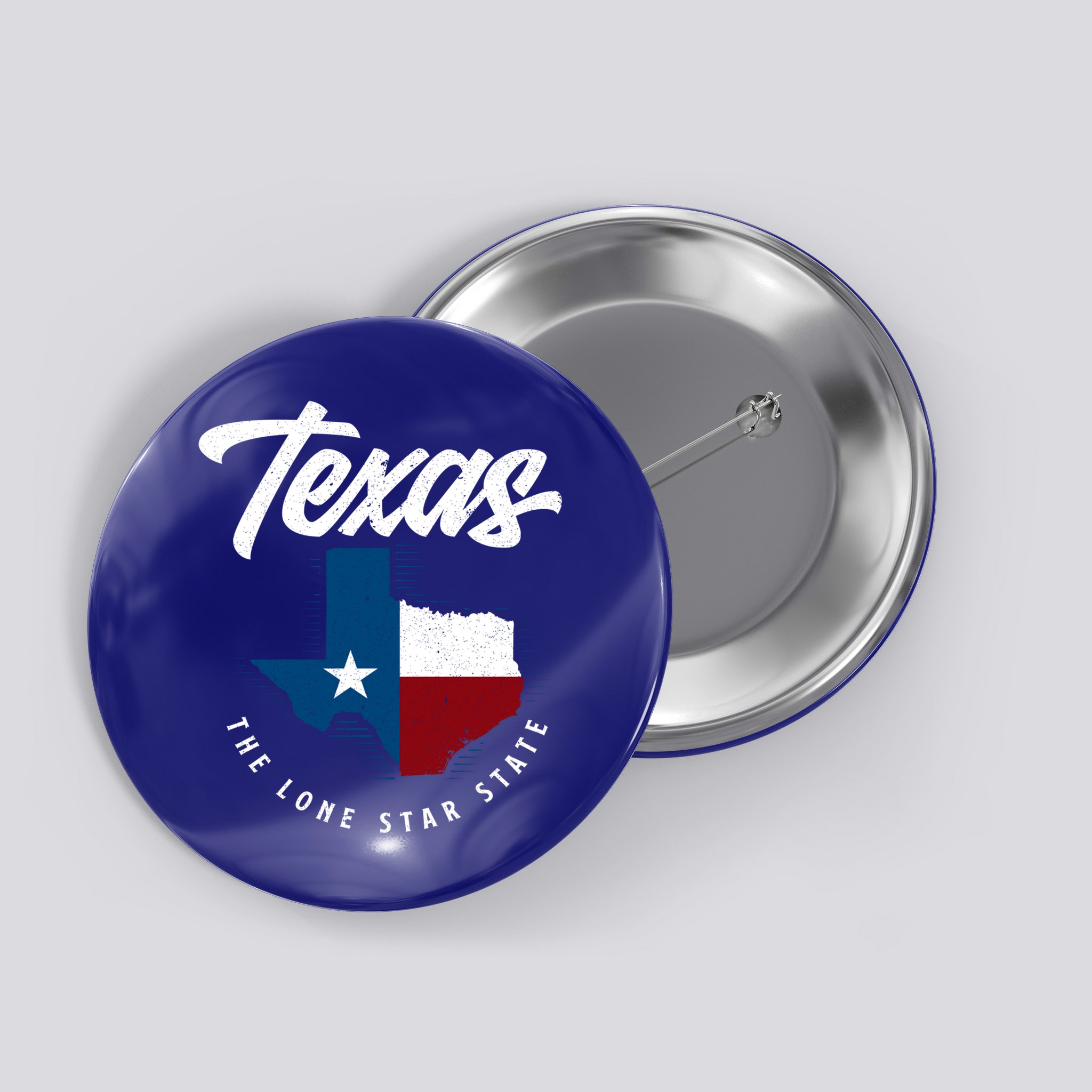 Texas The Lone Star State Gift Texas Map Cool Gift Button