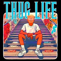 Trump Thug Life 4th Of July Cooling Performance Crew T-Shirt
