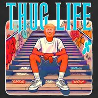 Trump Thug Life 4th Of July 11oz C Handle Ceramic Mug