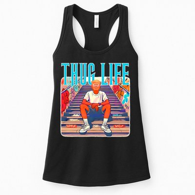 Trump Thug Life 4th Of July Womens Tank Top