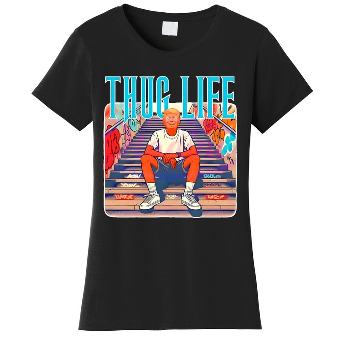 Trump Thug Life 4th Of July Women's T-Shirt