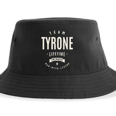 Team Tyrone Lifetime Member Funny Name Tyrone Sustainable Bucket Hat