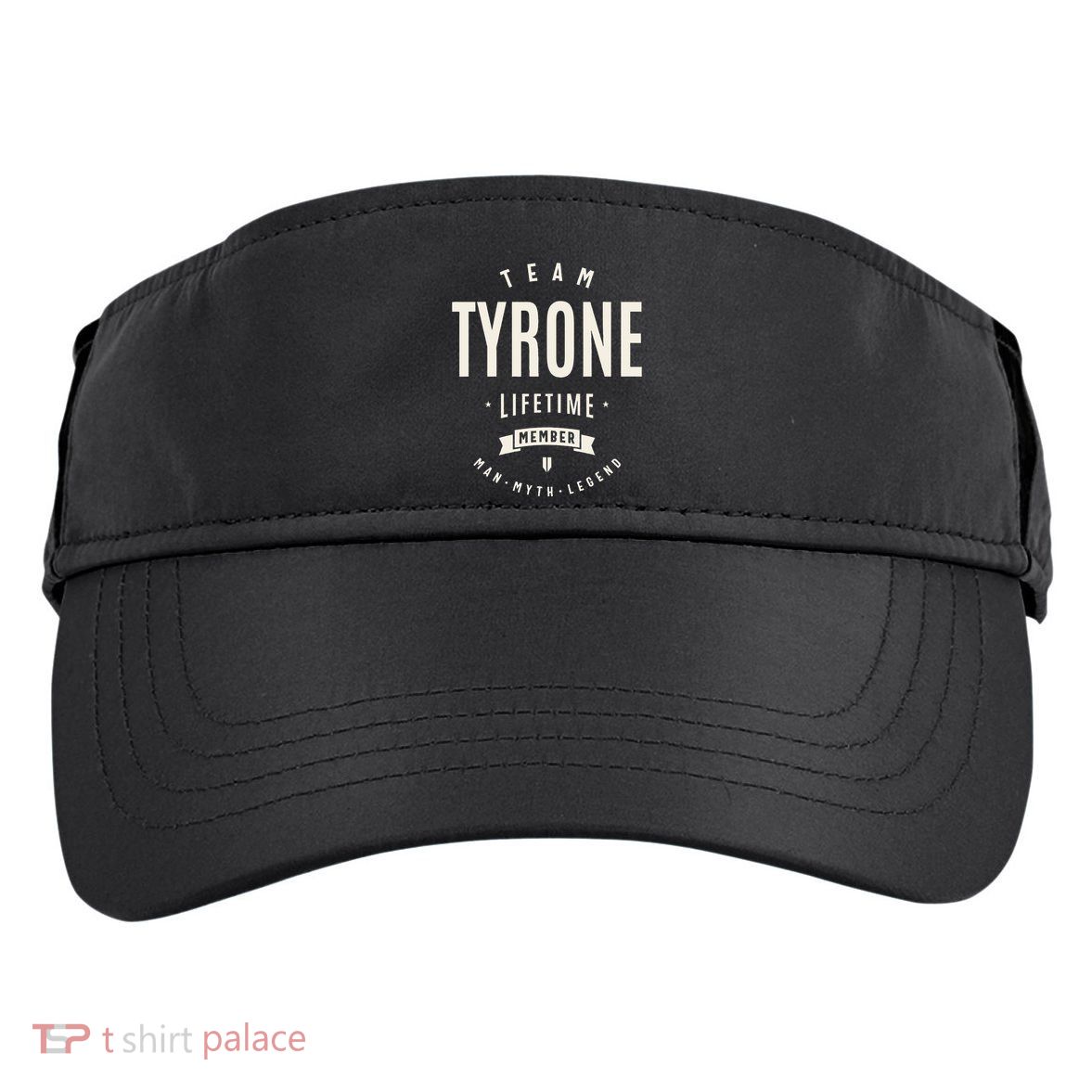Team Tyrone Lifetime Member Funny Name Tyrone Adult Drive Performance Visor