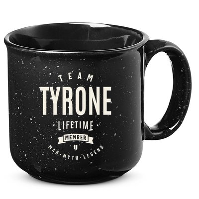 Team Tyrone Lifetime Member Funny Name Tyrone 15oz Campfire Ceramic Mug