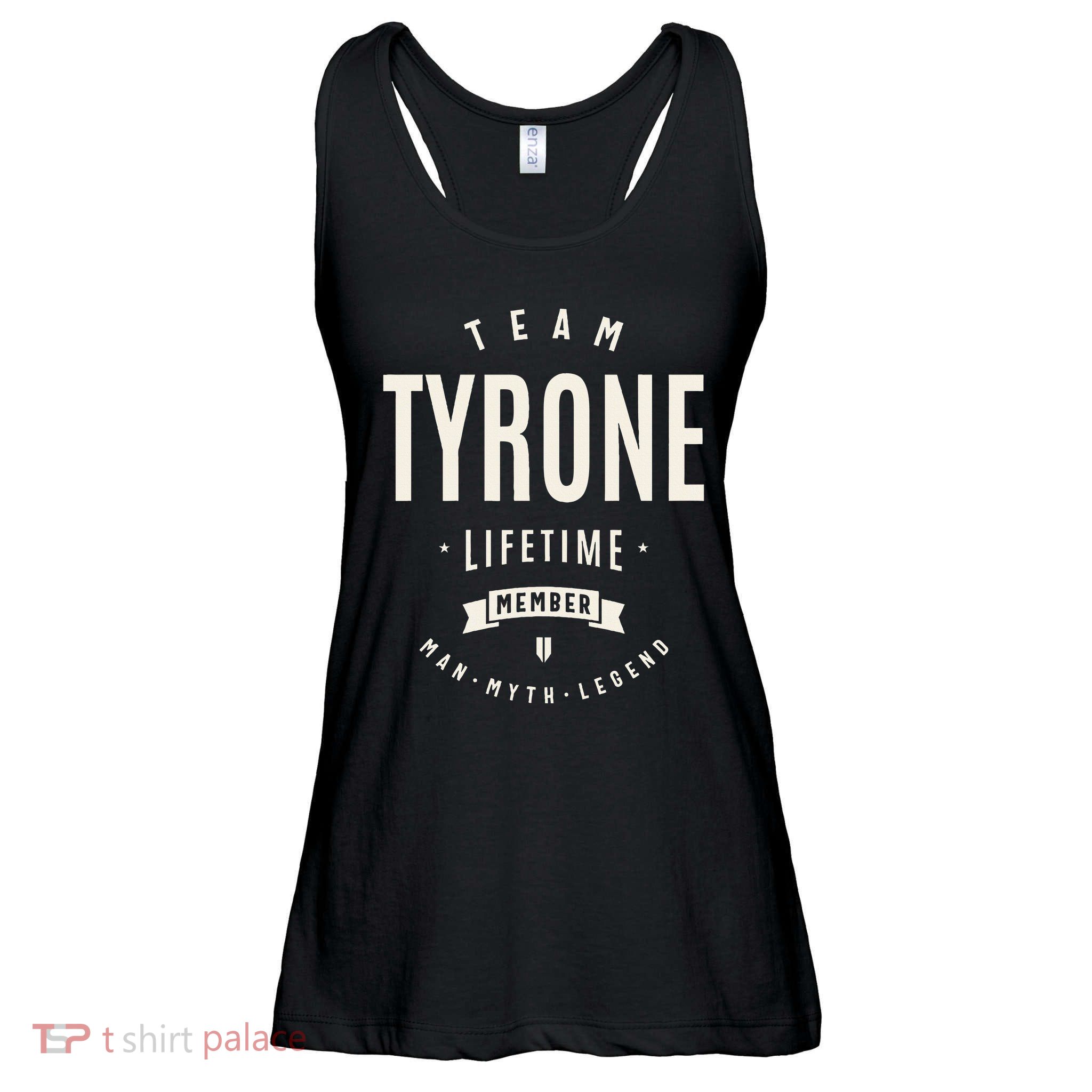 Team Tyrone Lifetime Member Funny Name Tyrone Ladies Essential Flowy Tank