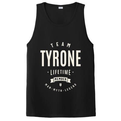 Team Tyrone Lifetime Member Funny Name Tyrone PosiCharge Competitor Tank
