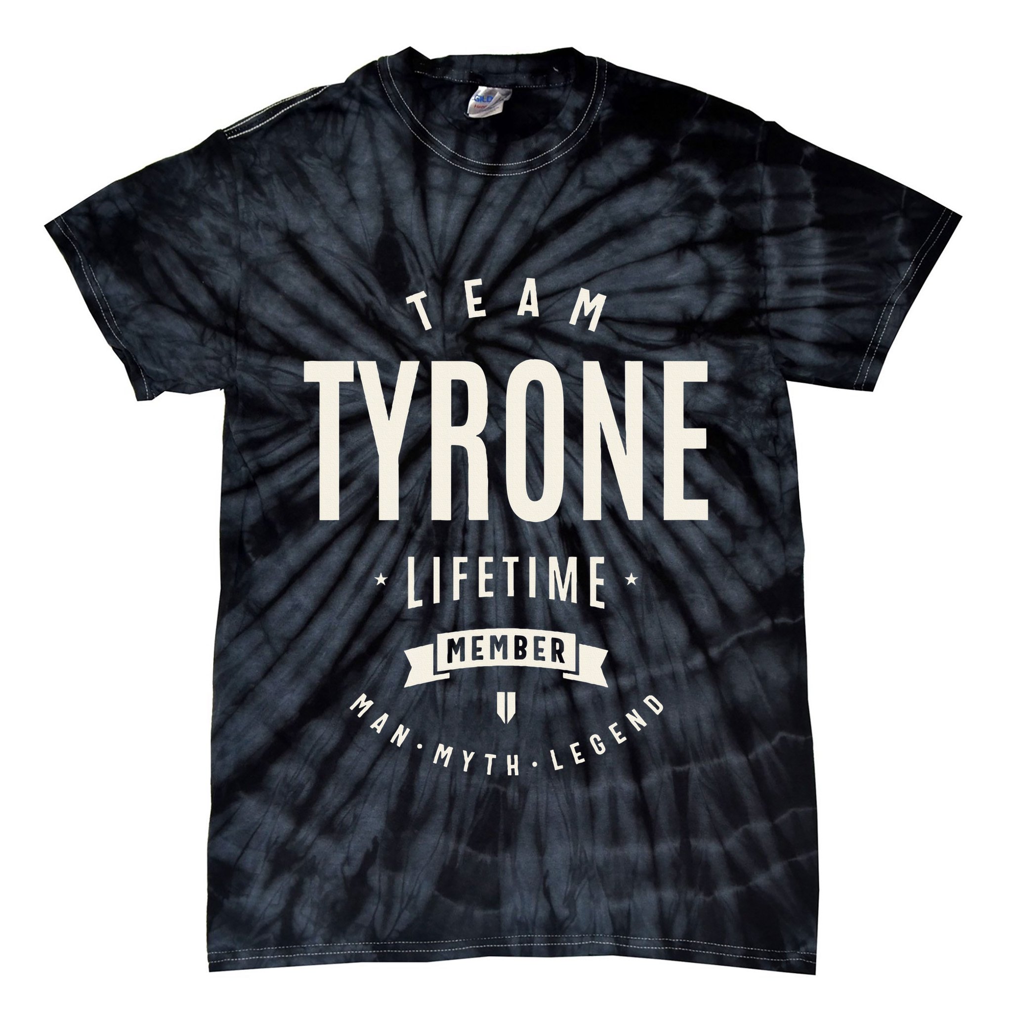 Team Tyrone Lifetime Member Funny Name Tyrone Tie-Dye T-Shirt