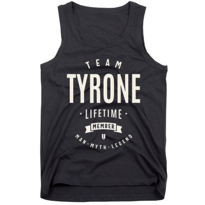 Team Tyrone Lifetime Member Funny Name Tyrone Tank Top