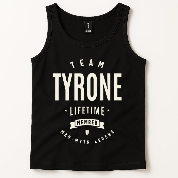 Team Tyrone Lifetime Member Funny Name Tyrone Tank Top