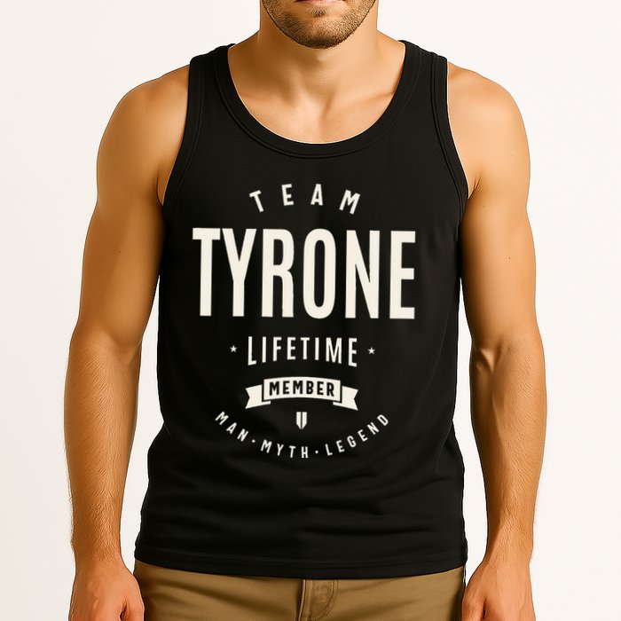 Team Tyrone Lifetime Member Funny Name Tyrone Tank Top
