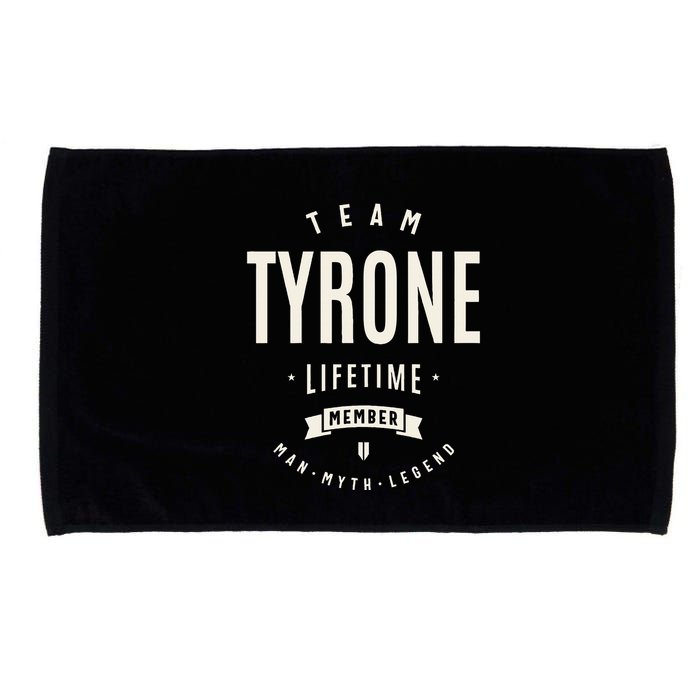 Team Tyrone Lifetime Member Funny Name Tyrone Microfiber Hand Towel
