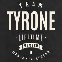Team Tyrone Lifetime Member Funny Name Tyrone Microfiber Hand Towel