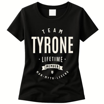 Team Tyrone Lifetime Member Funny Name Tyrone Womens T-Shirt