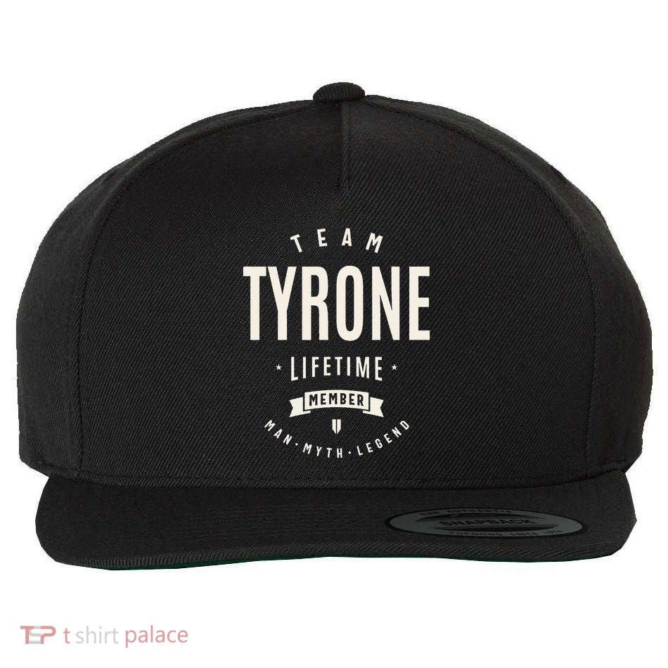 Team Tyrone Lifetime Member Funny Name Tyrone Wool Snapback Cap