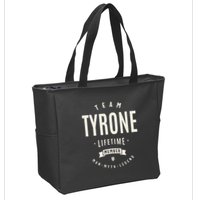 Team Tyrone Lifetime Member Funny Name Tyrone Zip Tote Bag