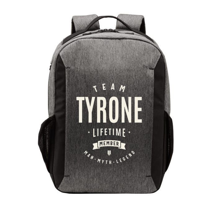 Team Tyrone Lifetime Member Funny Name Tyrone Vector Backpack
