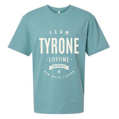 Team Tyrone Lifetime Member Funny Name Tyrone Sueded Cloud Jersey T-Shirt
